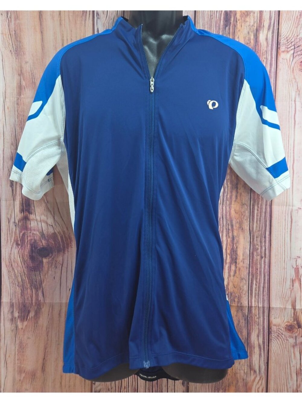 Pearl Izumi Mens Blue/White Full Zip Cycling Jersey XXL